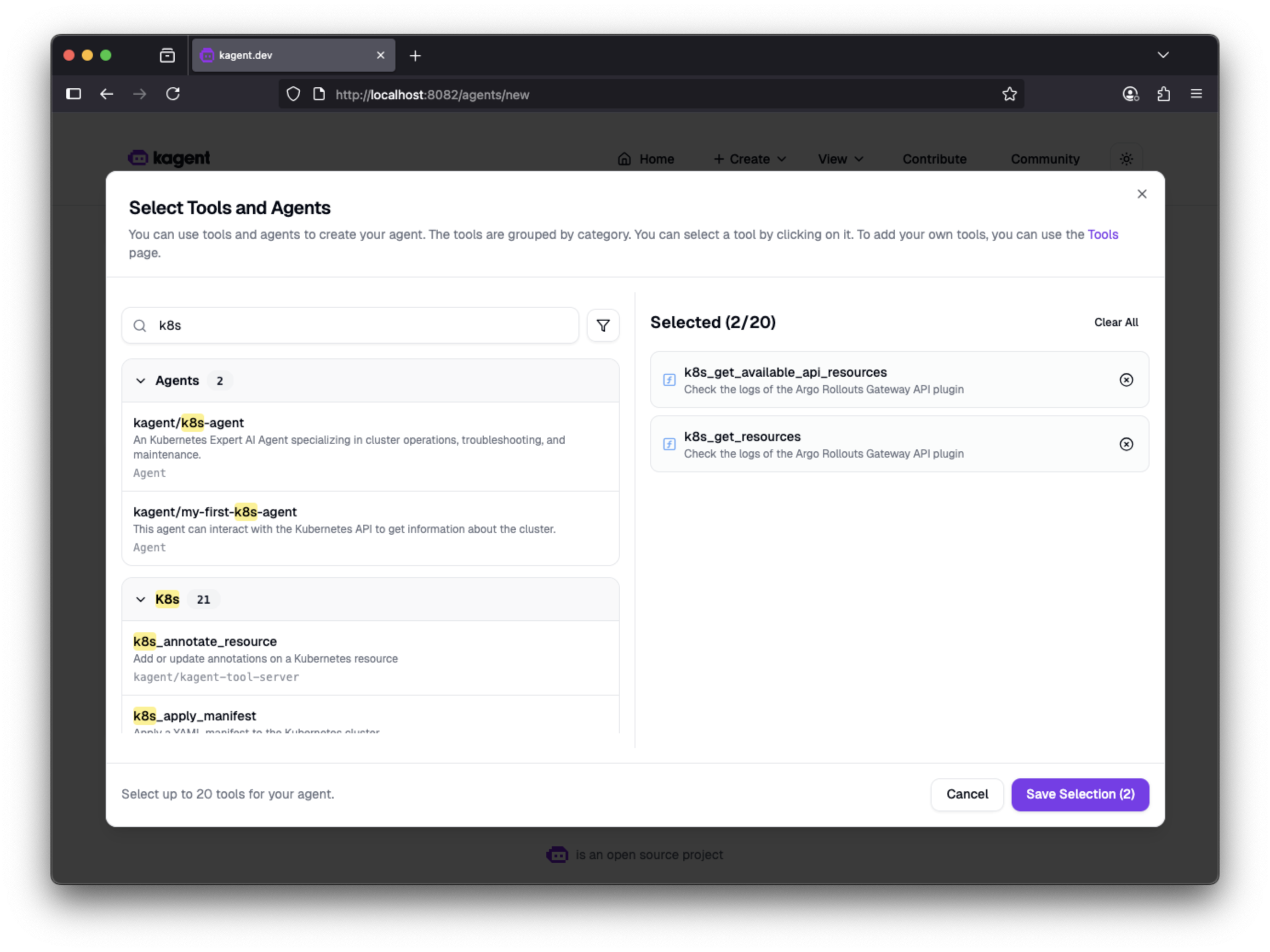 Add tools