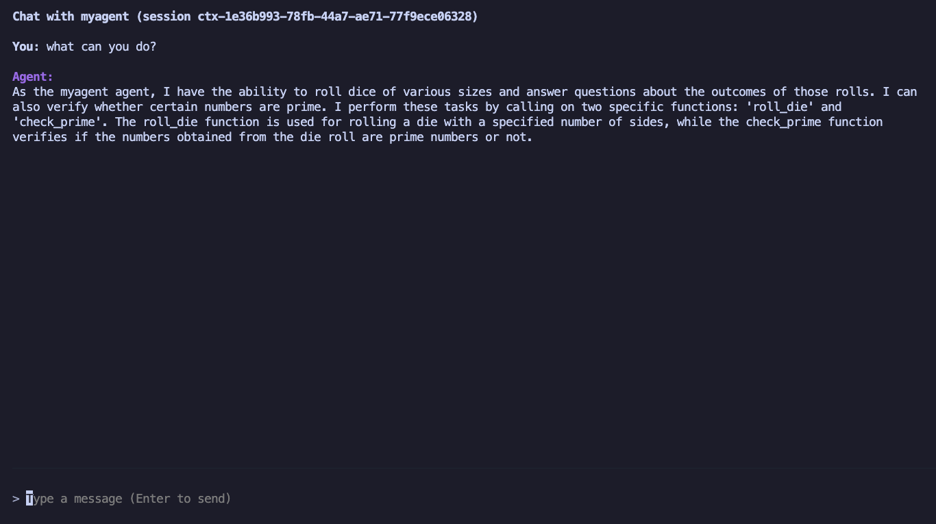 kagent terminal UI