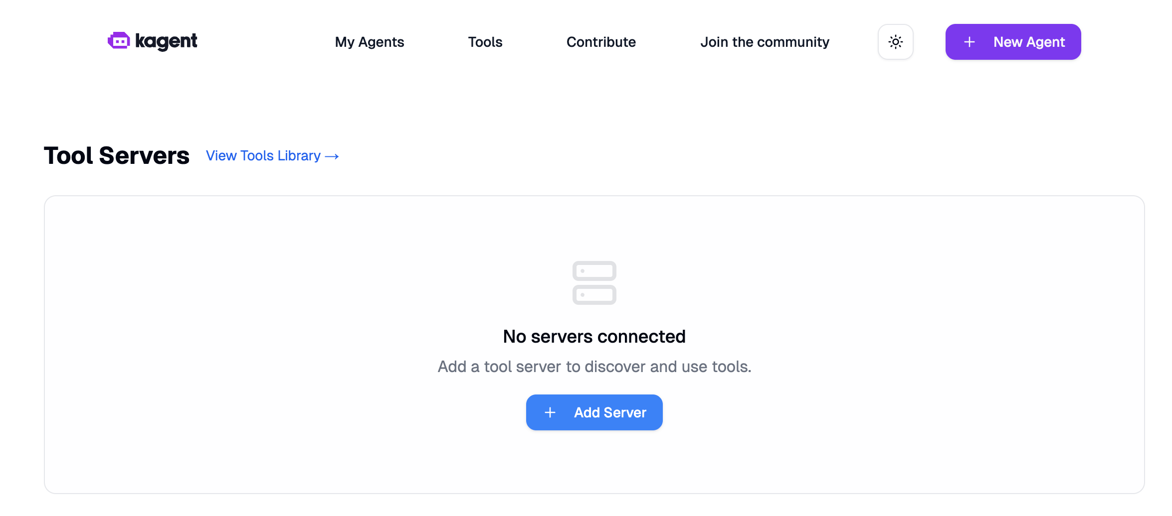 manage tool servers